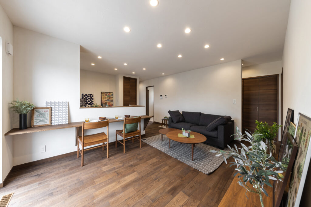 セカンドライフを快適に過ごすバリアフリーの平屋