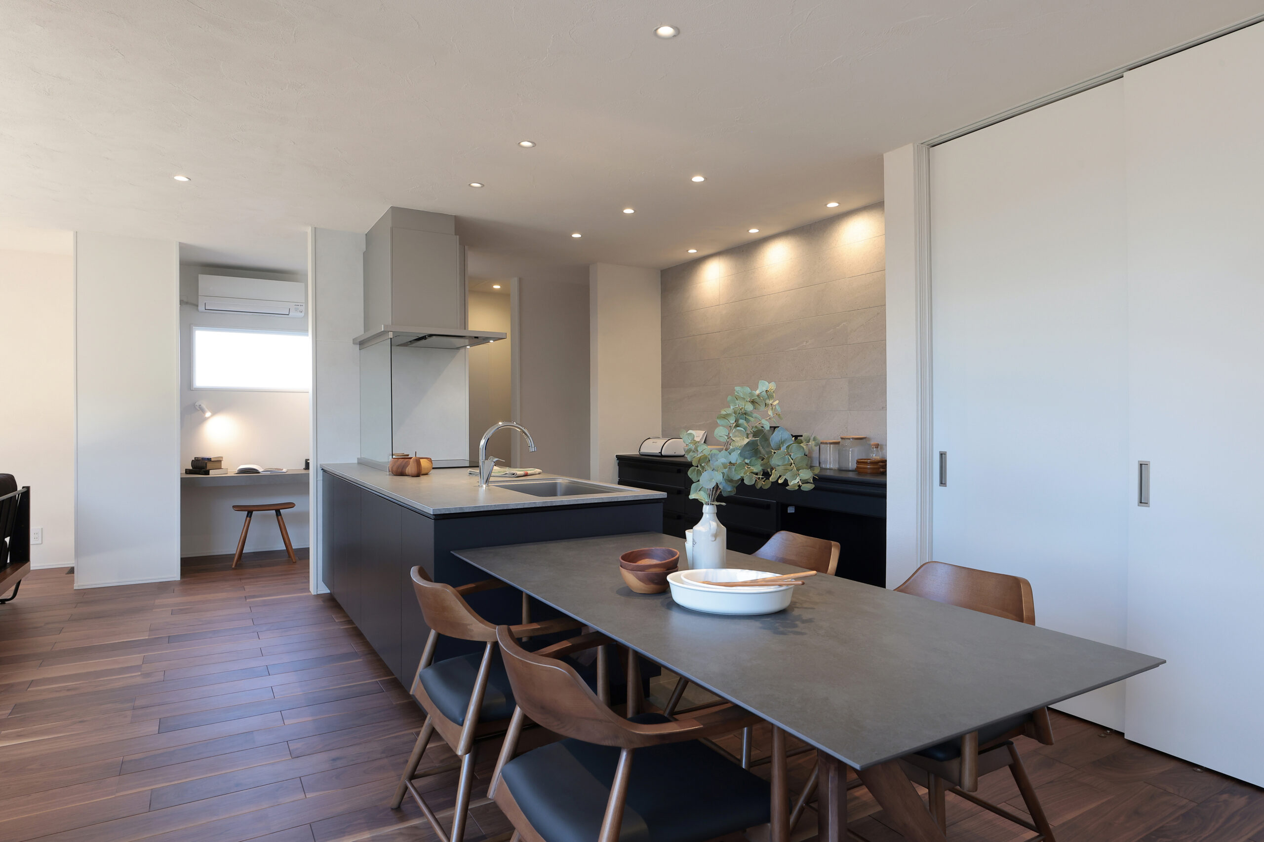 動線の良いリビングダイニング