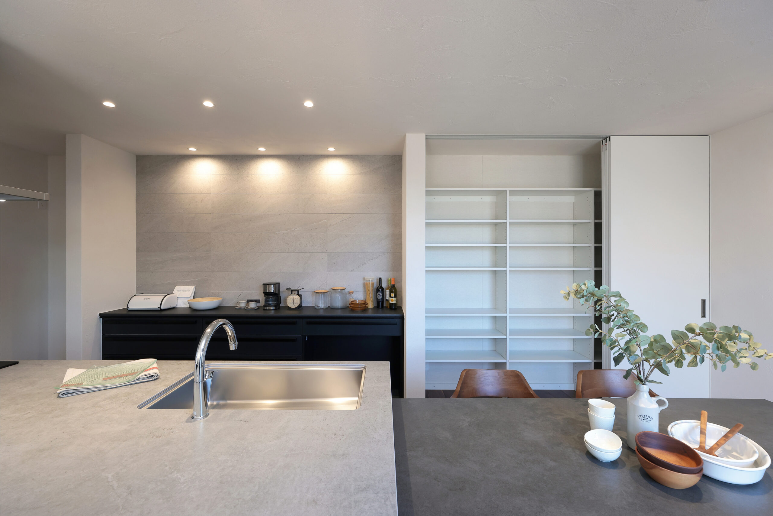 収納力の高いダイニングキッチン