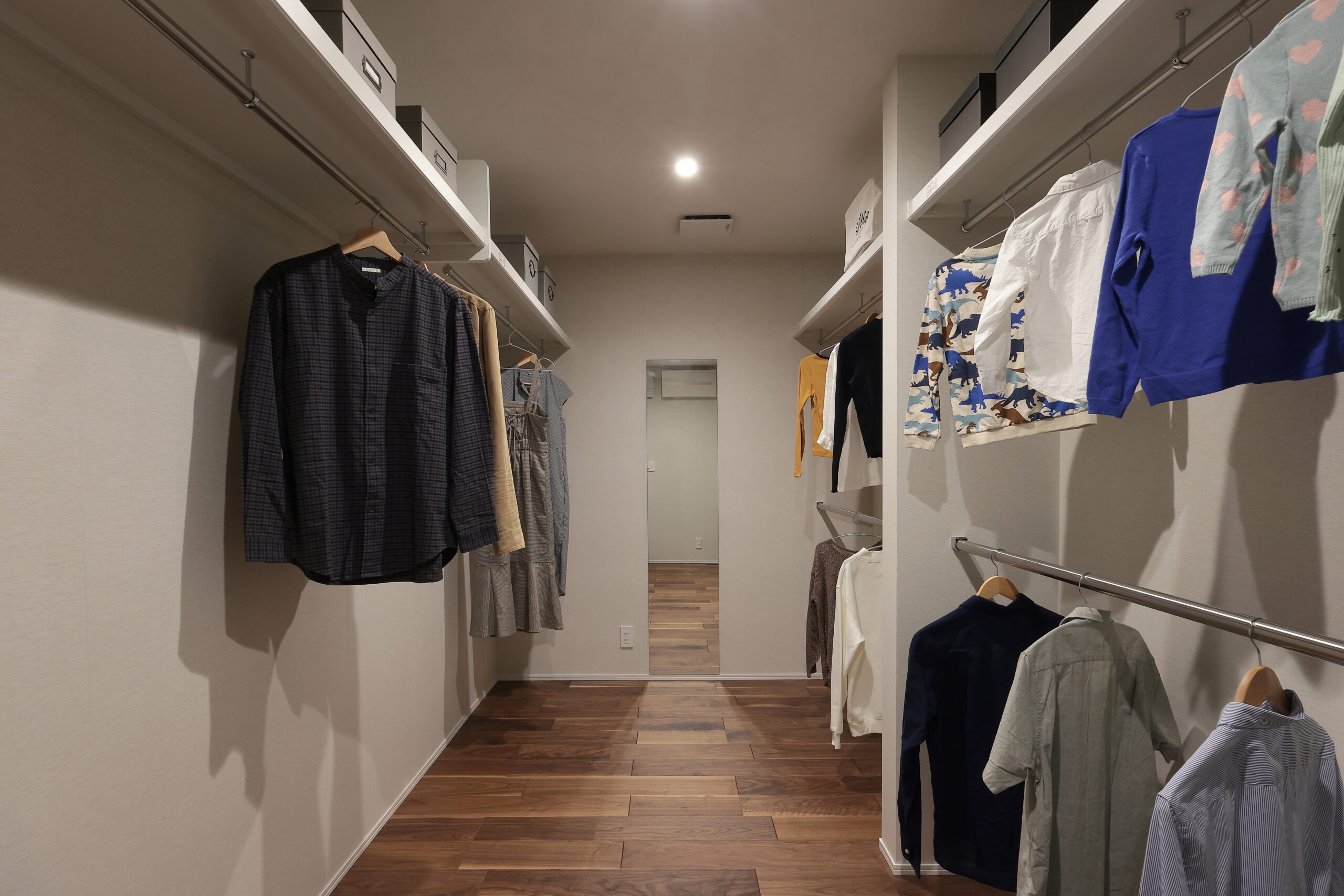 広々阿ファミリークローゼット