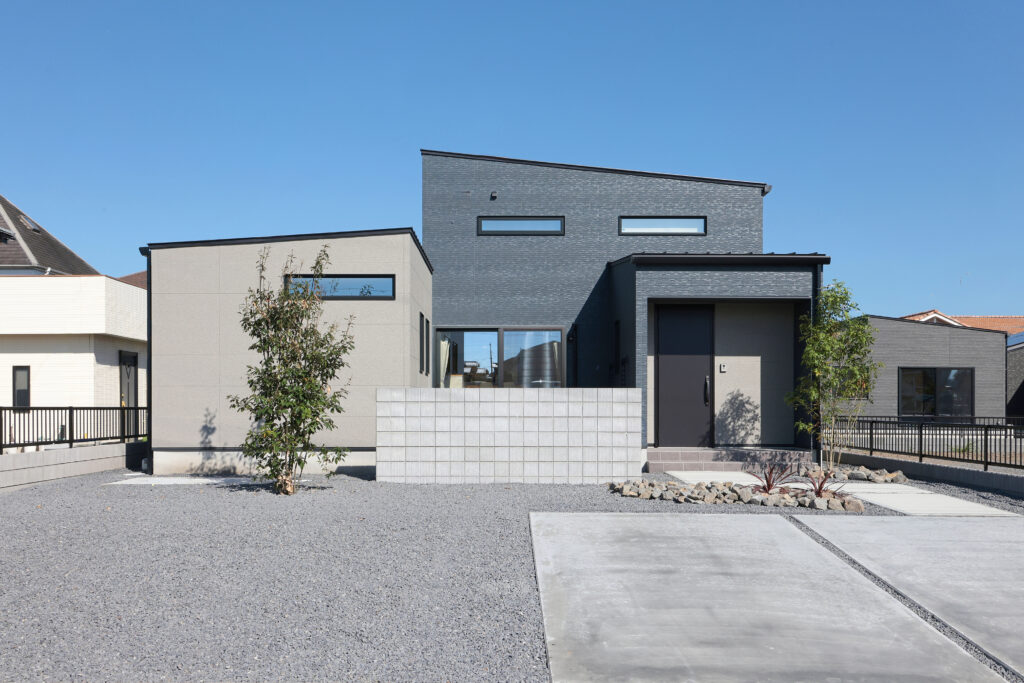 シンプルモダンな平屋