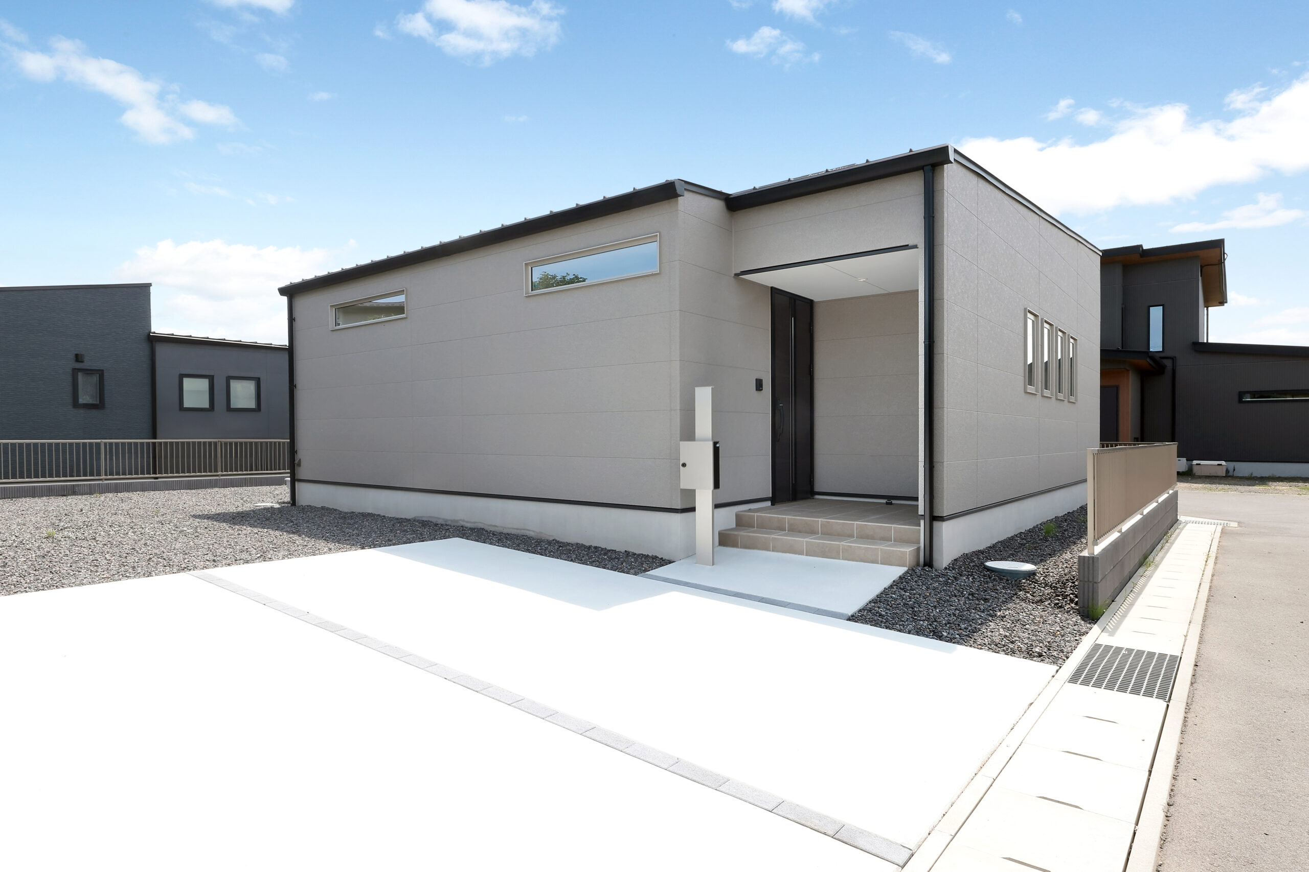 平屋分譲住宅外観