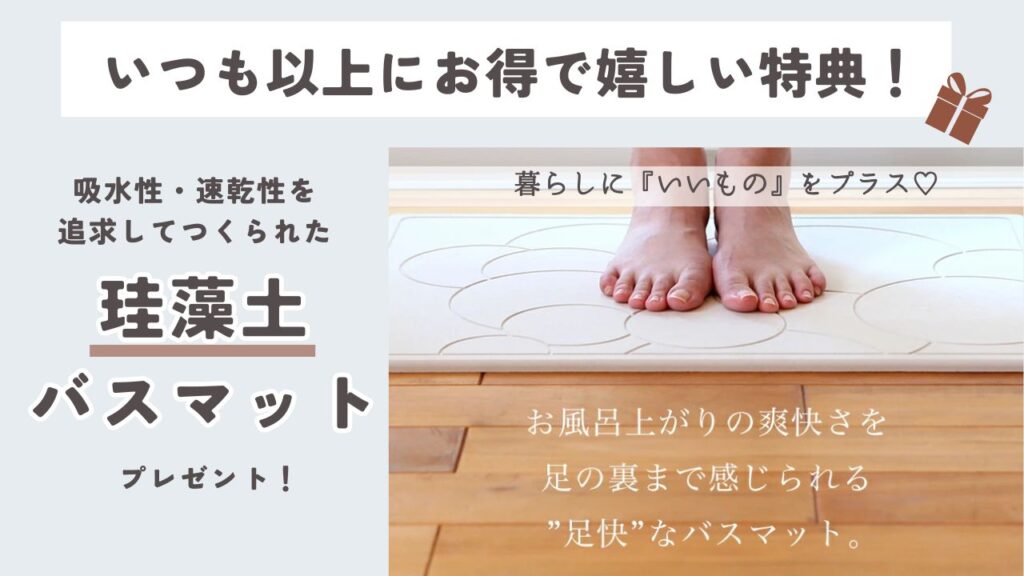 珪藻土バスマット