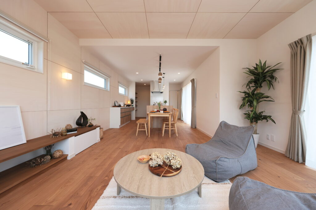 広々LDK ナチュラル空間のLDK