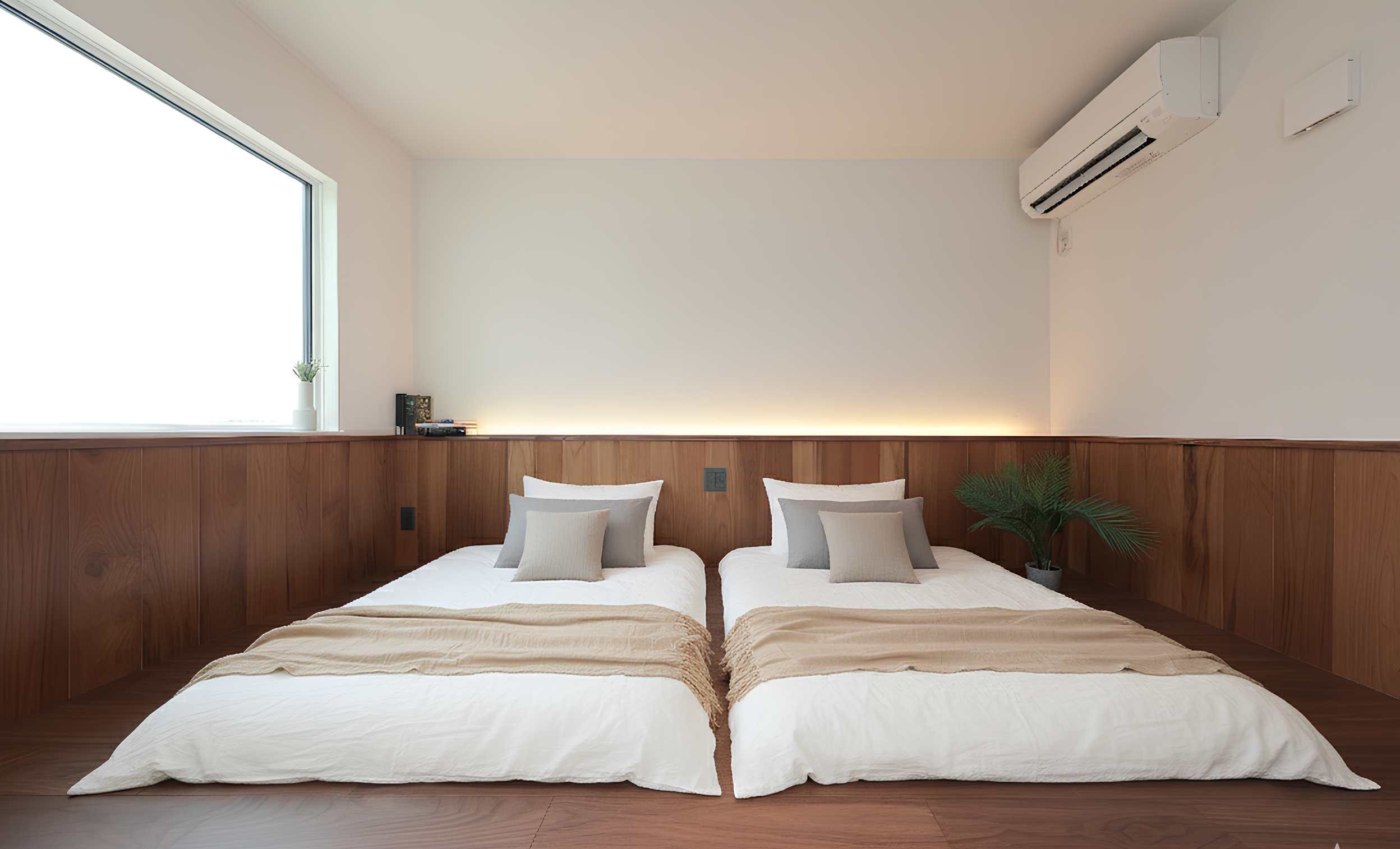 小上がりの寝室