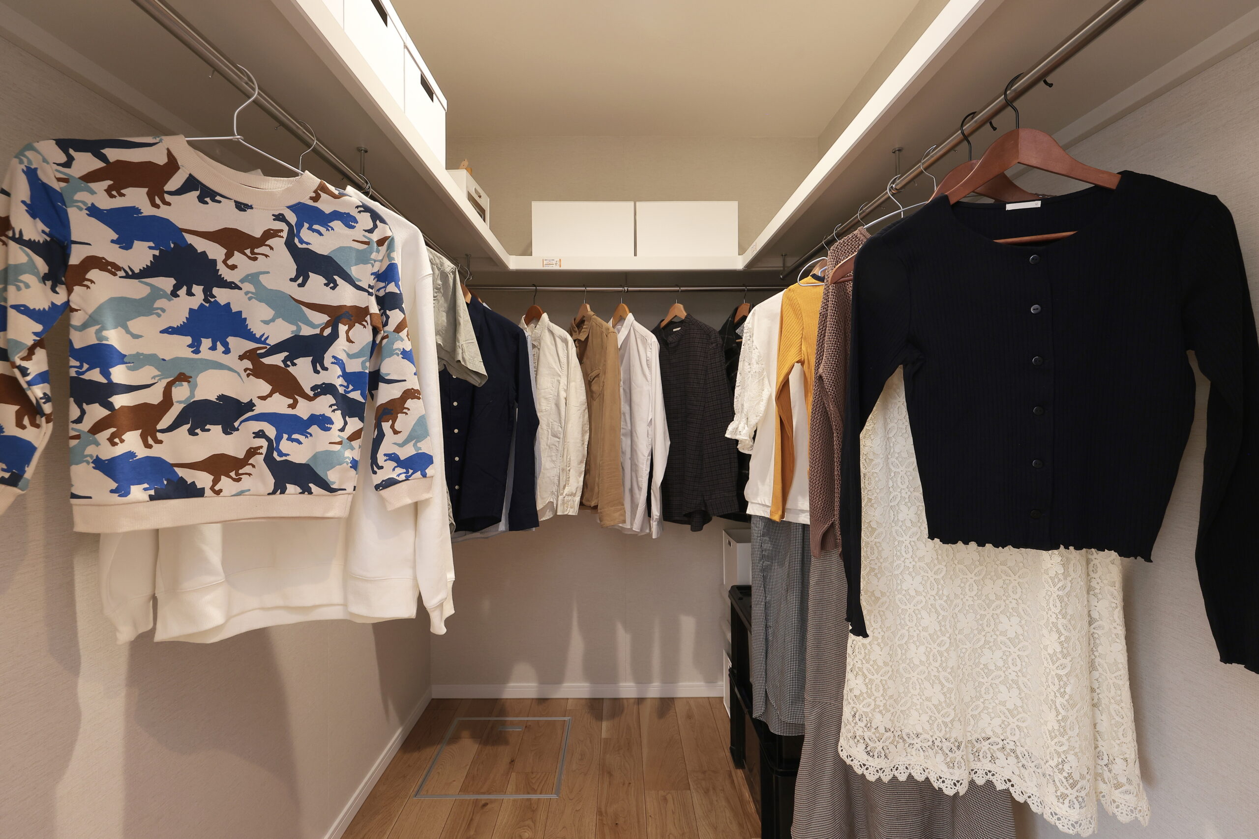 収納力のあるWIC