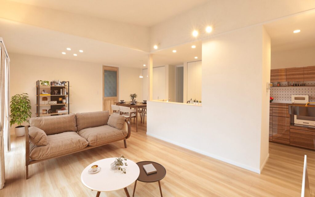 コミュニケーションが取りやすいLDK