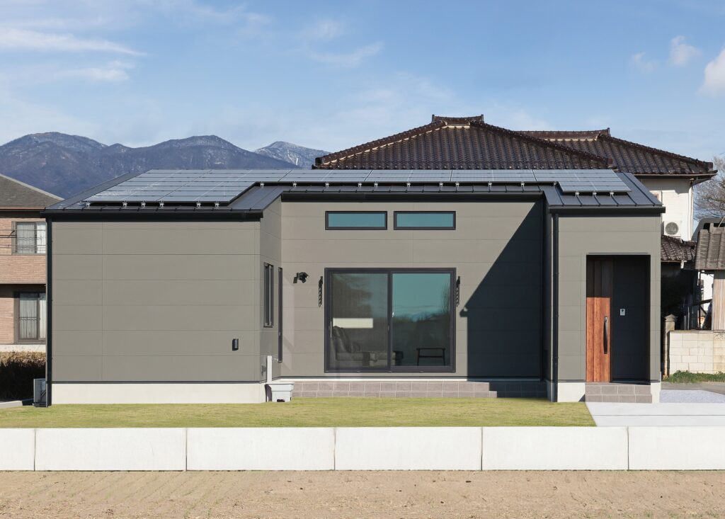 シンプルモダンテイストの外観