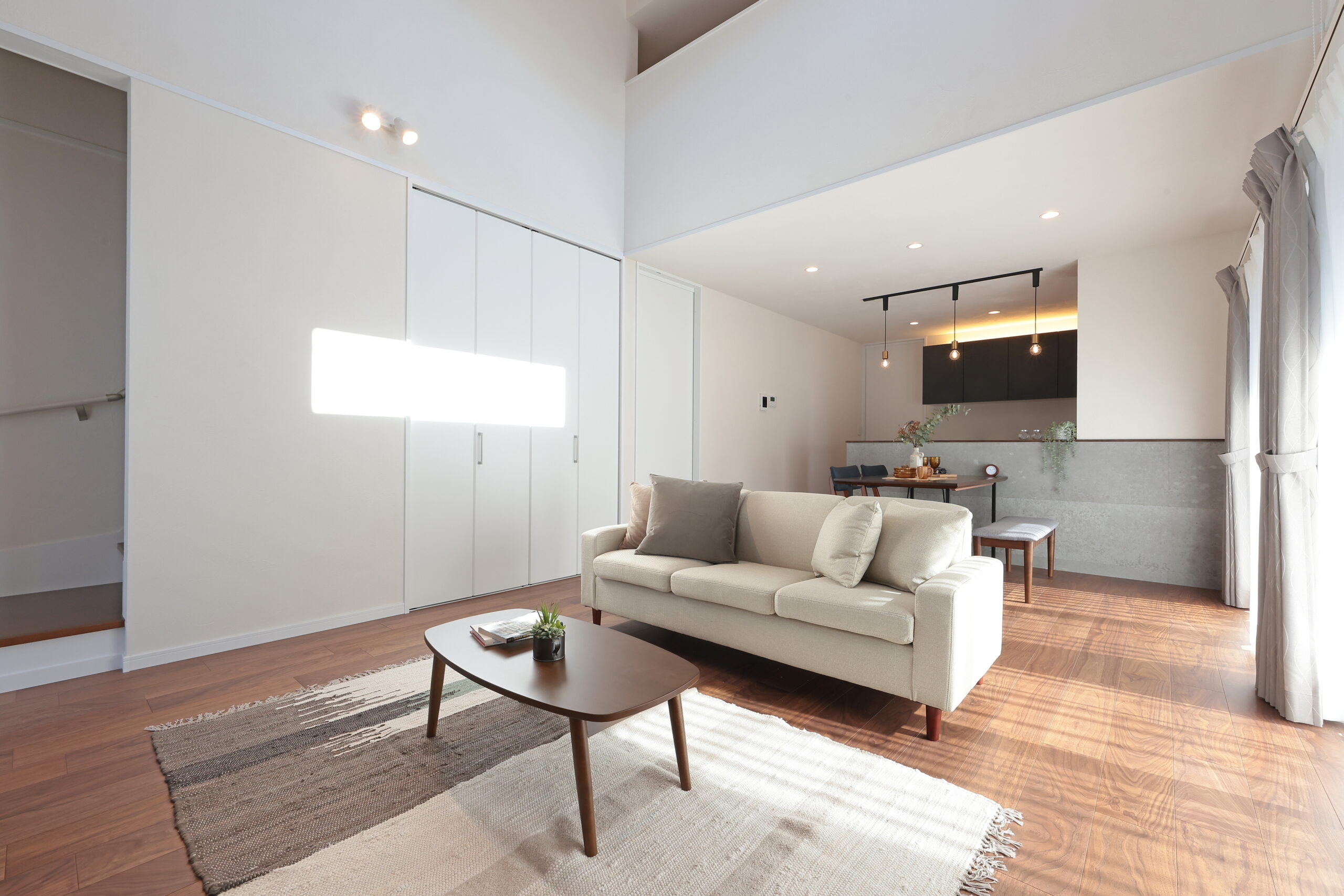 開放感のあるリビング