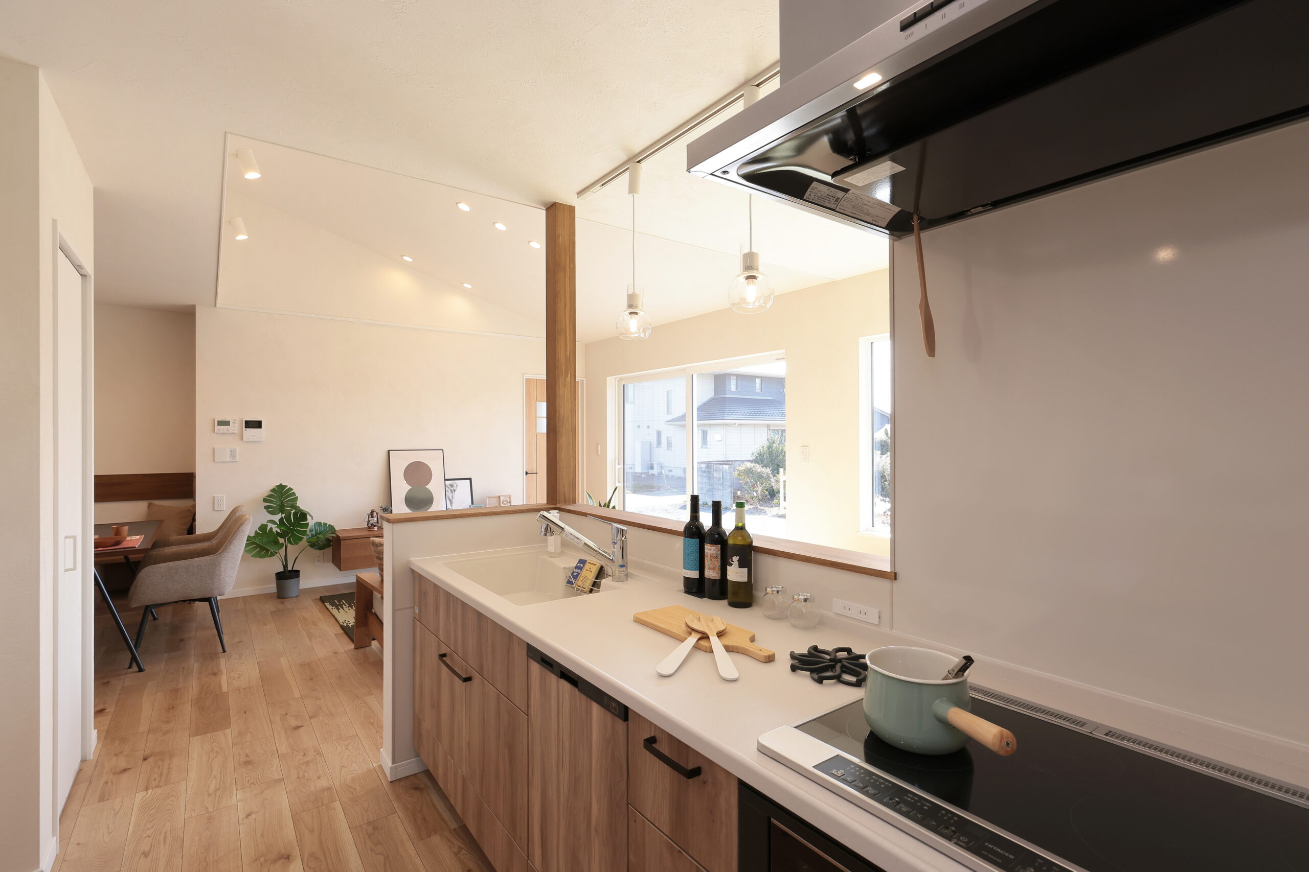 繋がりの良いキッチン