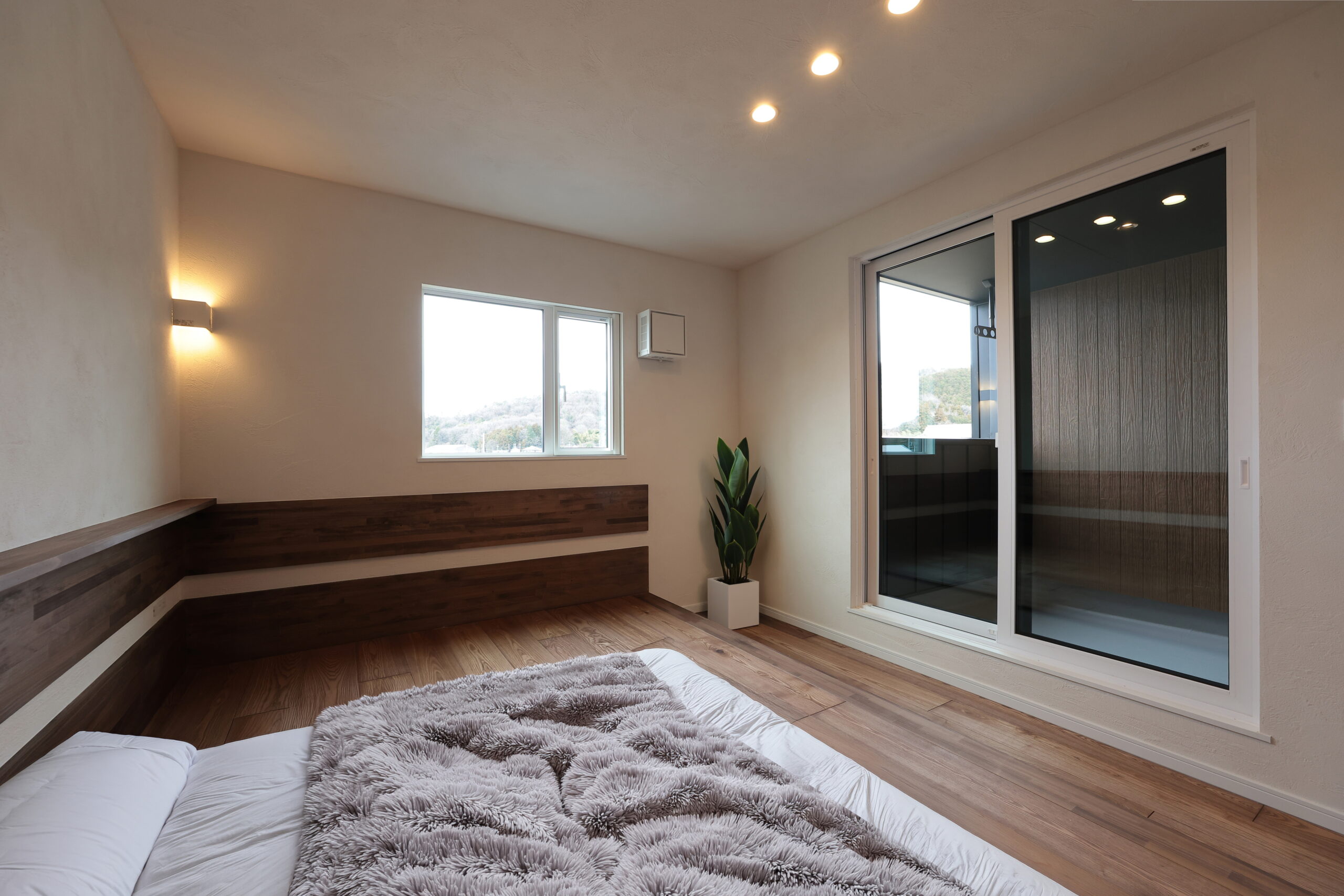 小上がりベッドのある寝室