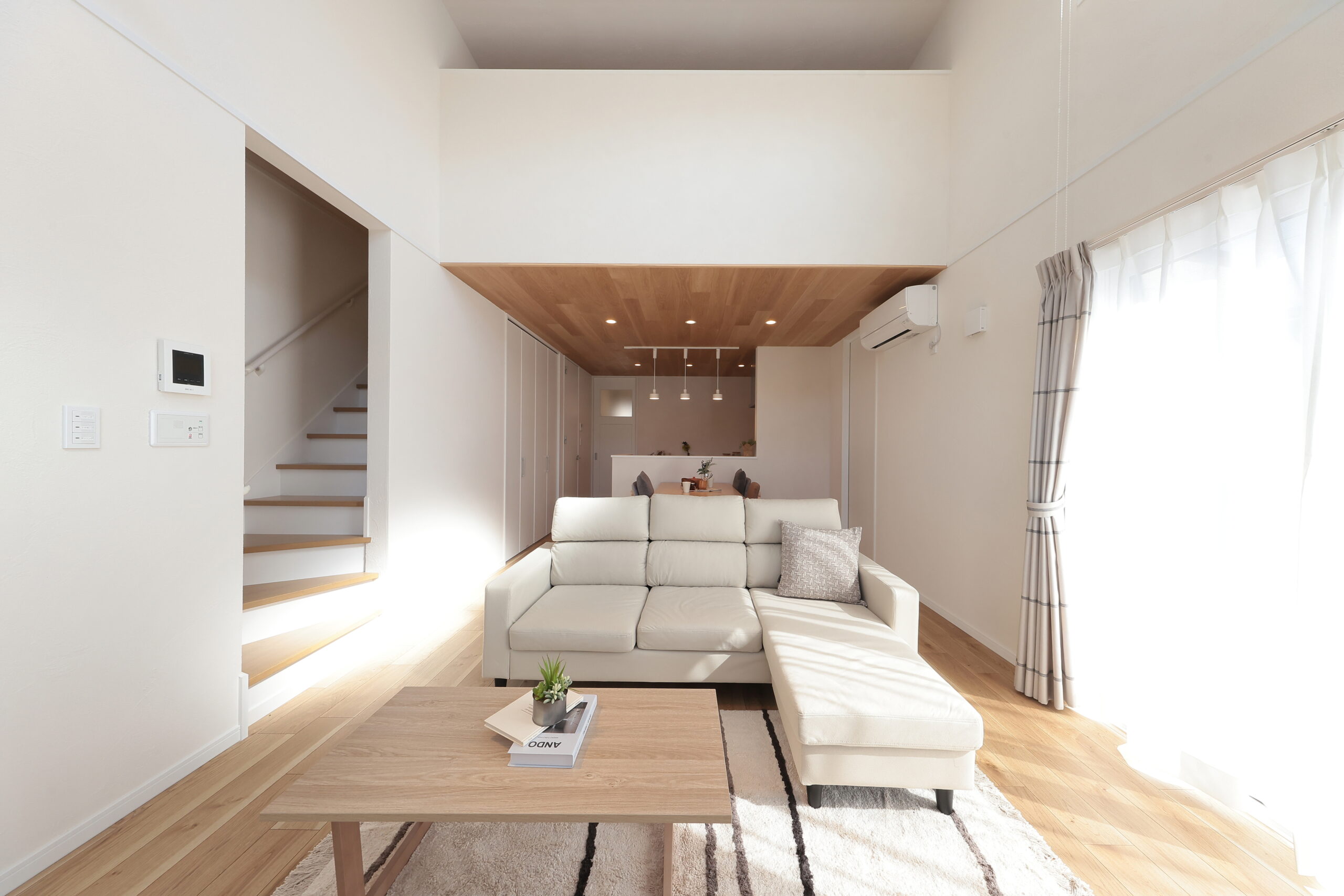 開放感のあるリビング