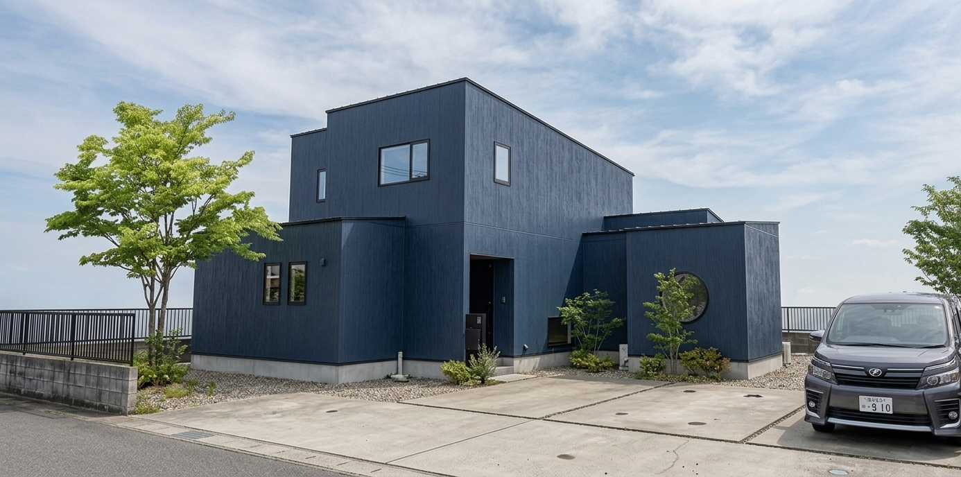 スタイリッシュな2階建て