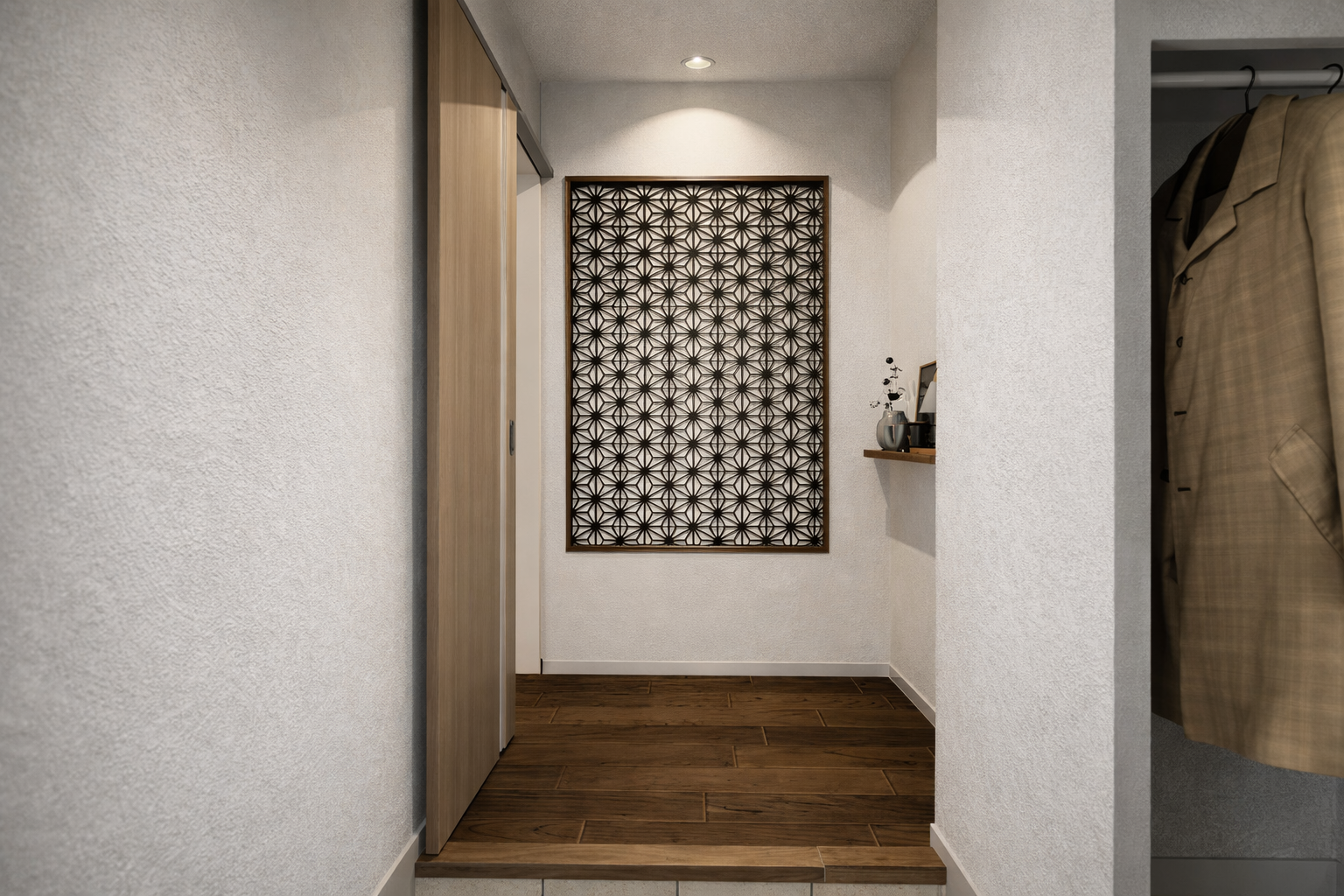 プライバシーを守れる玄関