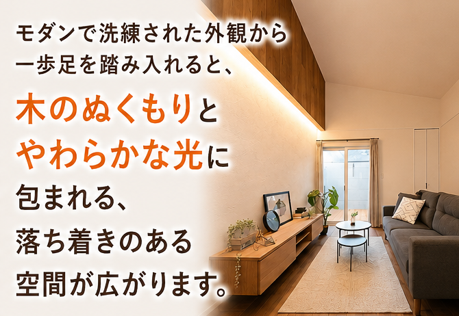 モダンで洗練された平屋