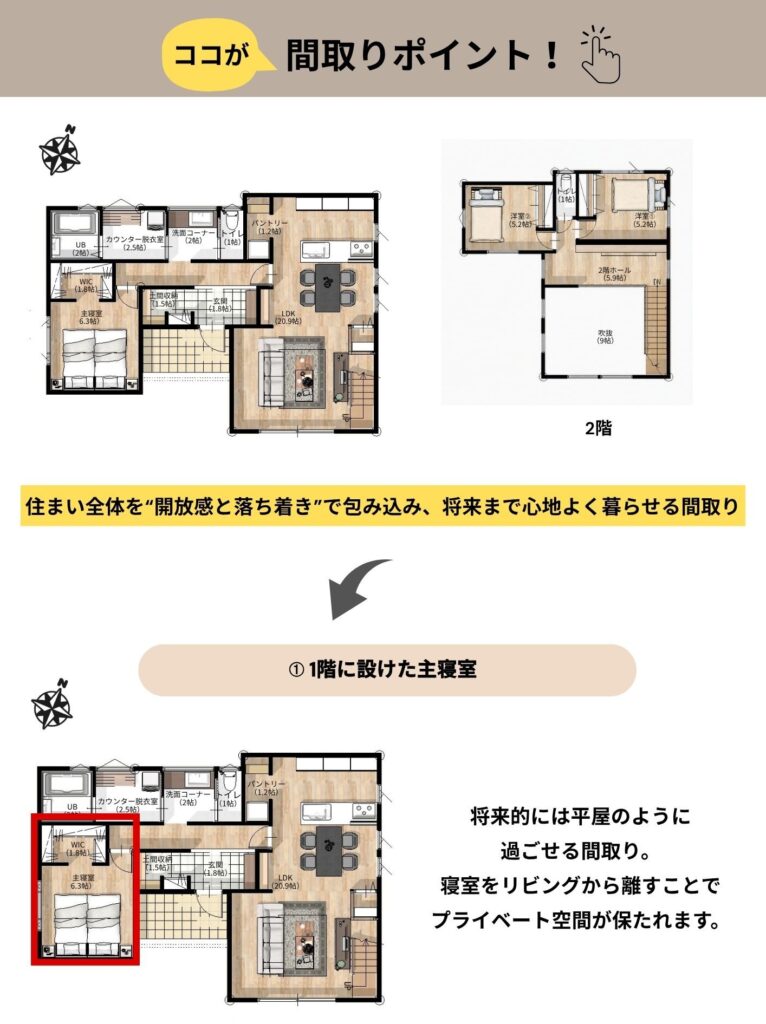 平屋の間取り